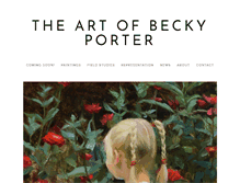 Tablet Screenshot of beckyporter.com